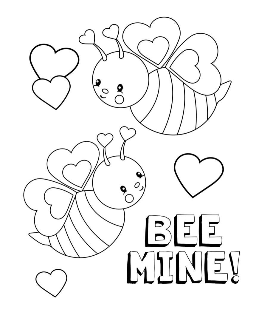 Unique Valentine Cartoon Coloring Pages Collection Printable 916x1066 Unique Valentine Cartoon Coloring Pages Collection Printable