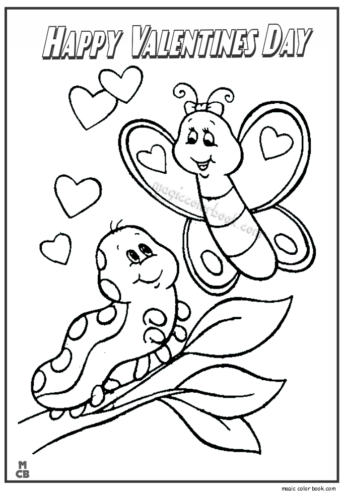 Valentine Day Coloring Pages 685x975 Valentine Day Coloring Pages