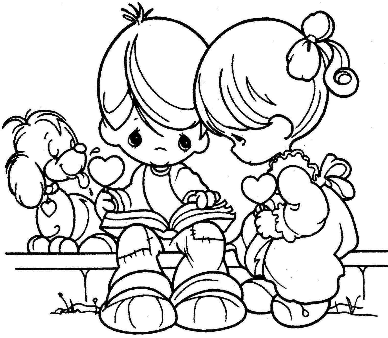 1585x1383 Christian Valentine Coloring Pages
