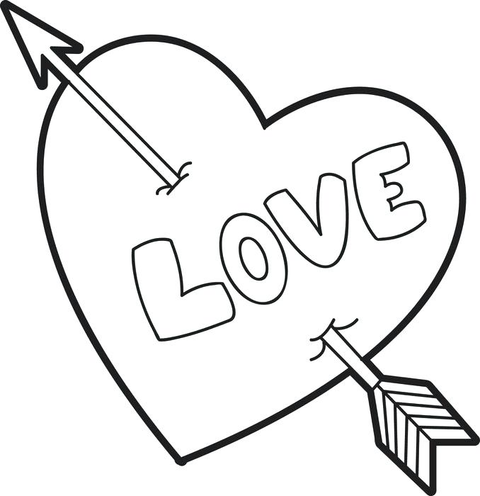 Valintine Coloring Pages Printable Valentine Heart Coloring Page 678x700 Valintine Coloring Pages Printable Valentine Heart Coloring Page