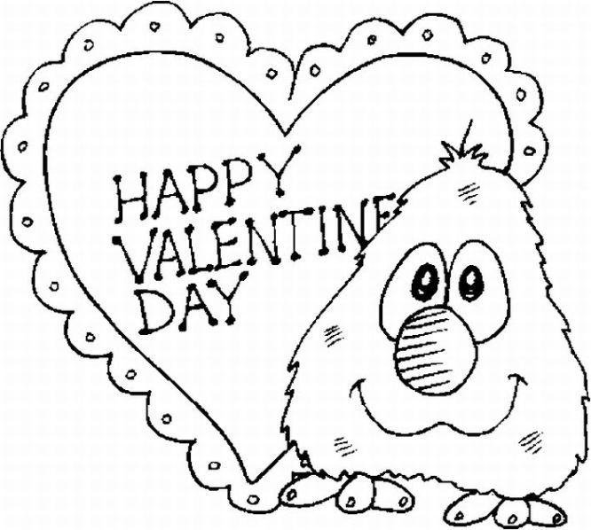 Free Printable Valentine Day Coloring Pages Title= Coloring 666x598 Free Printable Valentine Day Coloring Pages Title= Coloring