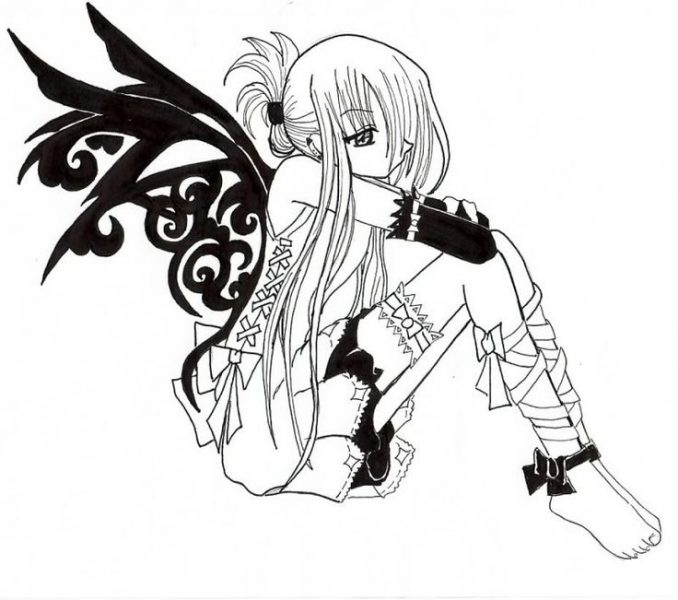Emo Girl Coloring Pages Emo Girl Coloring Pages Anime Vampire Girl 678x600 Emo Girl Coloring Pages Emo Girl Coloring Pages Anime Vampire Girl