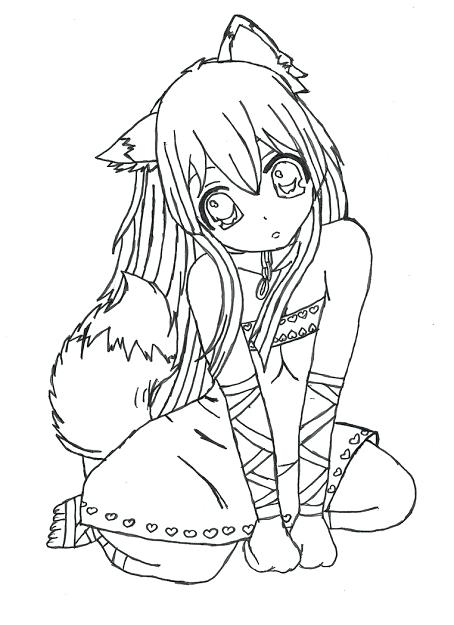 Anime Girls Coloring Pages Anime Girls Coloring Page Best Shots 454x625 Anime Girls Coloring Pages Anime Girls Coloring Page Best Shots