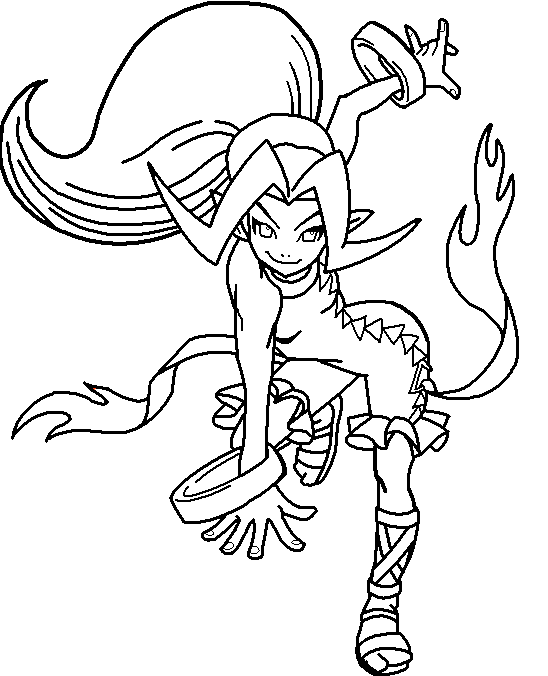 Anime Vampire Coloring Pages 548x676 Anime Vampire Coloring Pages