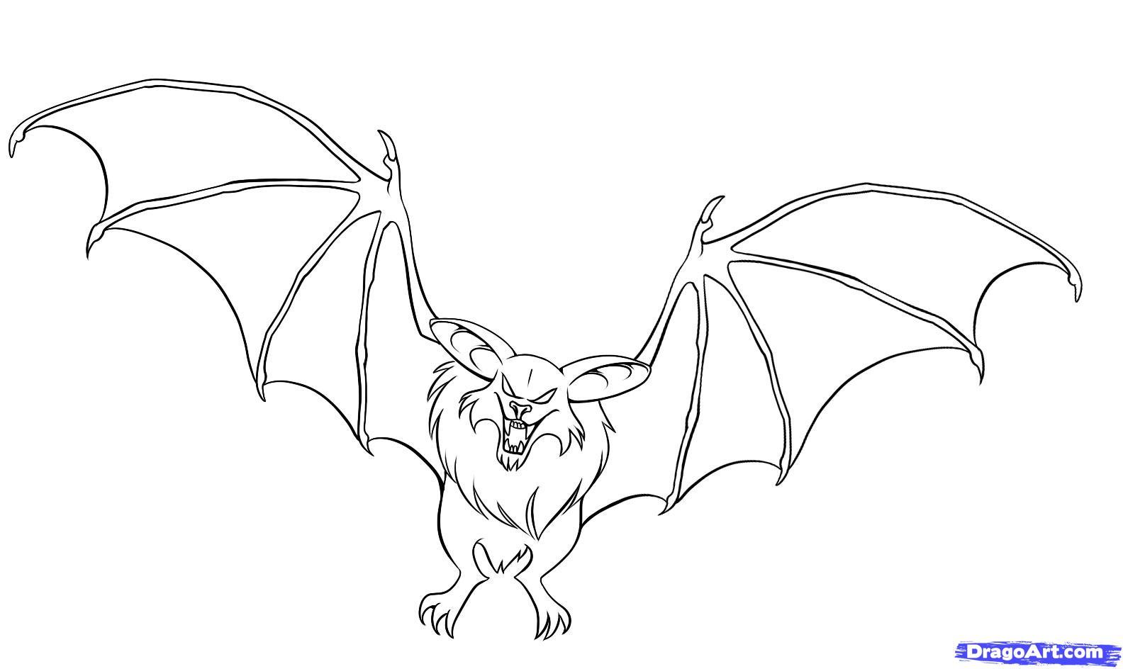 1584x944 Unbelievable Coloring Pages Draw A Bat