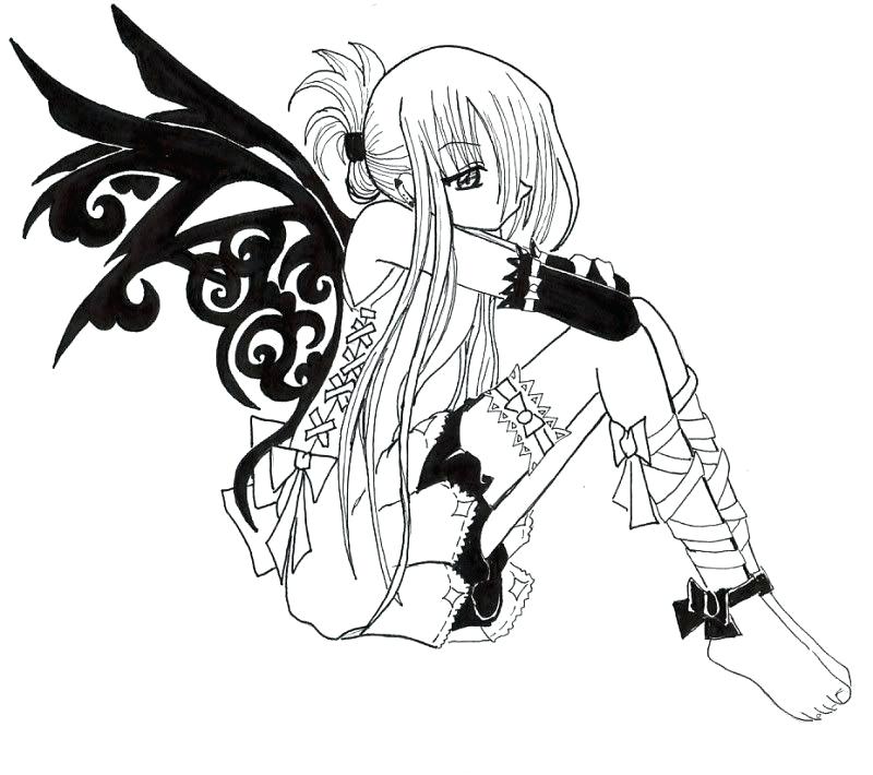 Girl Vampire Coloring Pictures Printable Coloring Anime Coloring 800x710 Girl Vampire Coloring Pictures Printable Coloring Anime Coloring