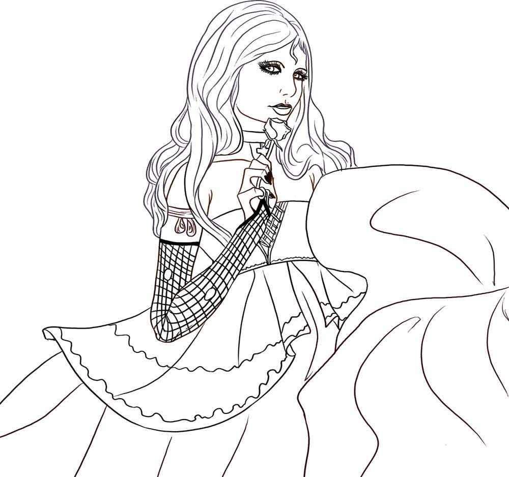 1000x938 Vampires Coloring Pages