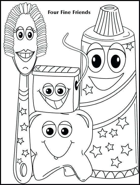 552x728 Teeth Coloring Pages Unique Dental Hygiene Coloring Pages