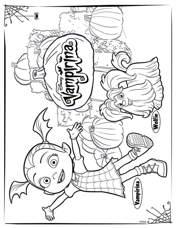 Kids N 4 Coloring Pages Of Vampirina 593x768 Kids N 4 Coloring Pages Of Vampirina