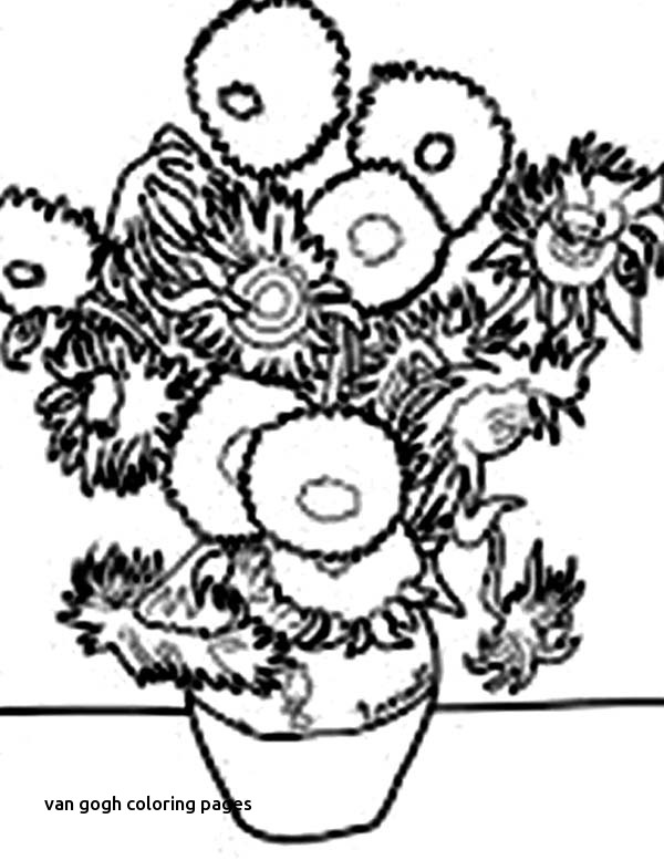 600x777 Batch Coloring For Van Gogh Coloring Pages