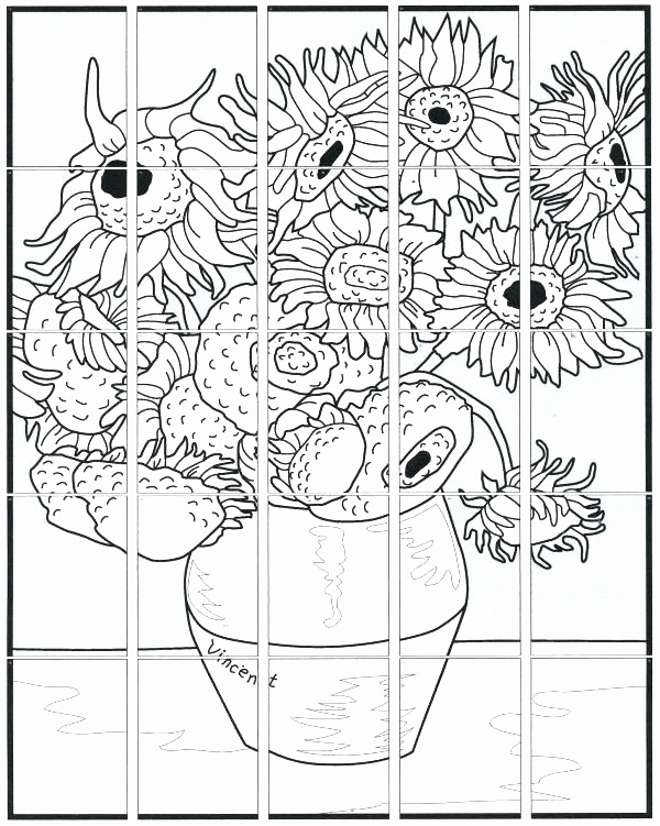 600x751 Van Gogh Coloring Pages Photos Les 32 Meilleures Images Du Tableau