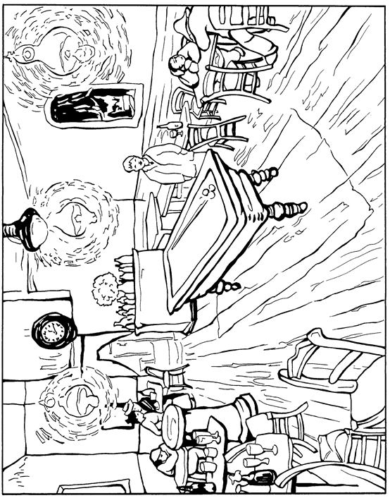 554x706 Kids N 30 Coloring Pages Of Vincent Van Gogh