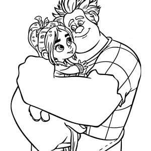Disney Coloring Pages Wreck It Ralph Copy Ralph And Vanellope 300x300 Disney Coloring Pages Wreck It Ralph Copy Ralph And Vanellope