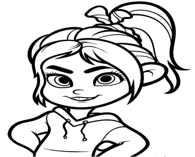 Vanellope Von Schweetz Coloring Pages at GetColorings.com | Free ...