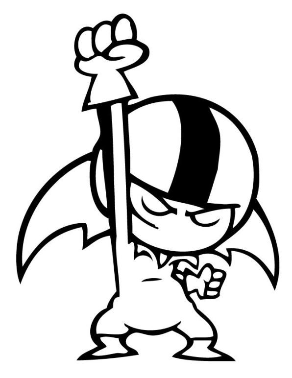 596x772 Coloring Page Kick Buttowski