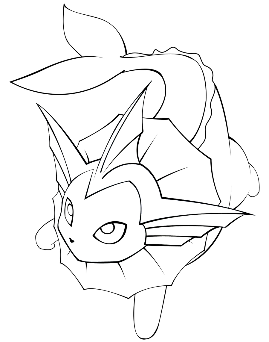 Vaporeon Coloring Pages Printable Free Books 900x1142 Vaporeon Coloring Pages Printable Free Books