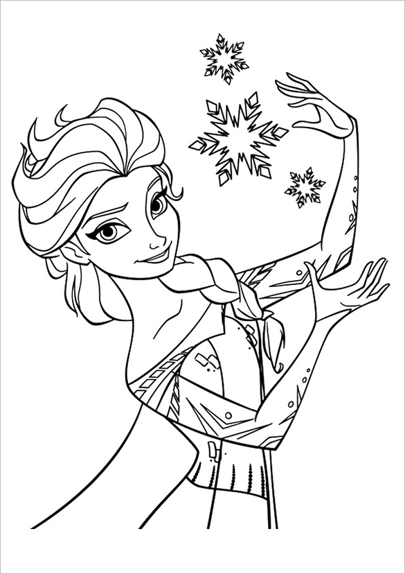Princess Coloring Pages Free Printable, Vector Eps, Jpg 585x828 Princess Coloring Pages Free Printable, Vector Eps, Jpg