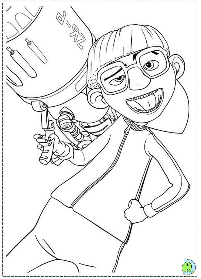 Despicable Me Vector Coloring Page Ready To Print 691x960 Despicable Me Vector Coloring Page Ready To Print