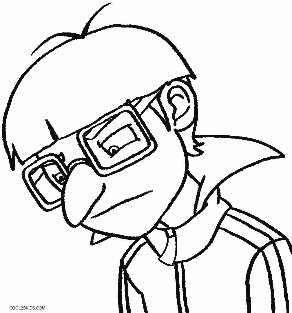 Despicable Me Vector Coloring Pages 1008x1080 Despicable Me Vector Coloring Pages