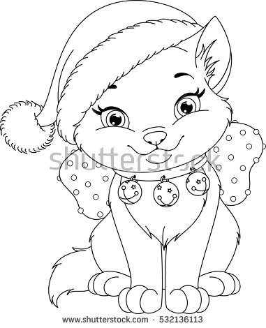 Cat In Muzzle Coloring Pages 381x470 Cat In Muzzle Coloring Pages