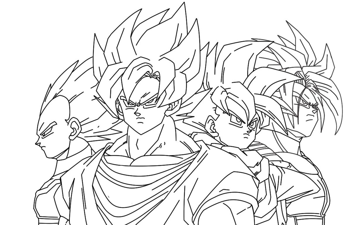 1240x768 Vegeta Coloring Pages Coloring Pages Of Trunks In Dbz517880