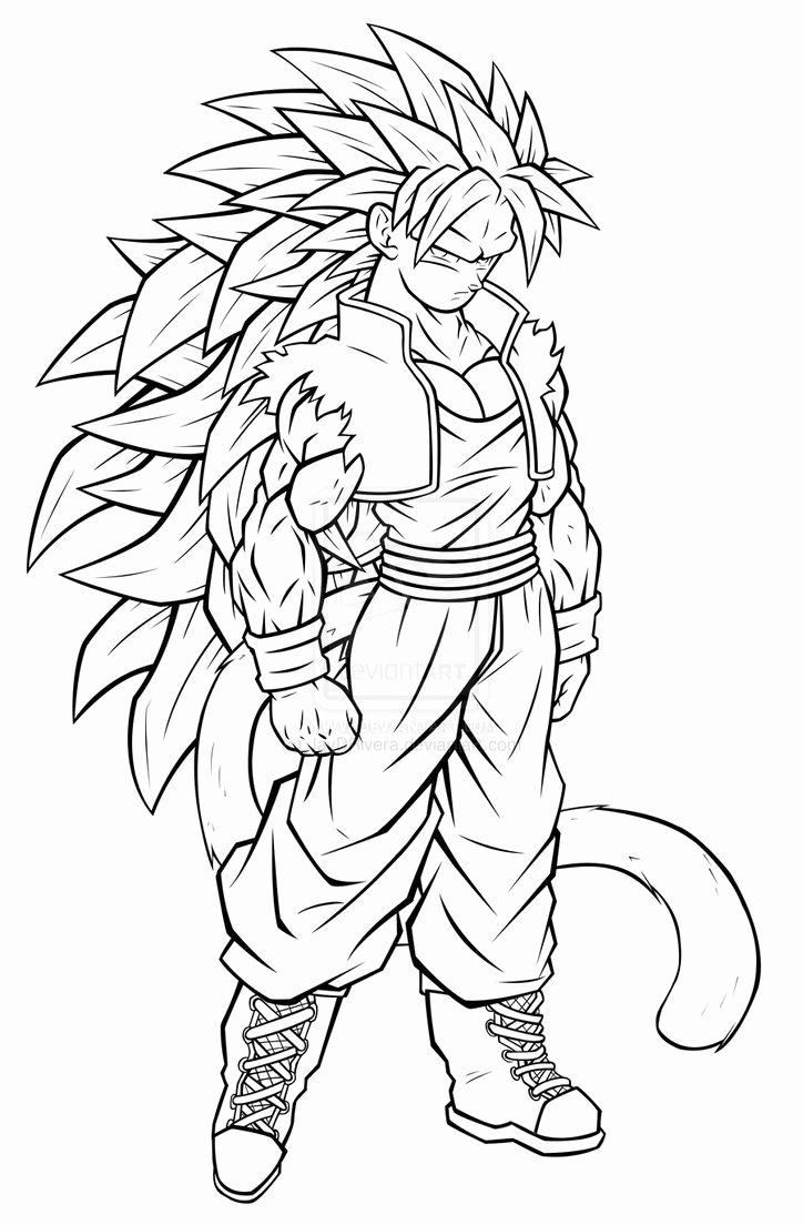 Vegeta Super Saiyan Coloring Pages