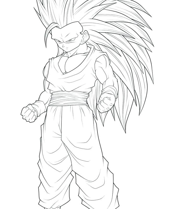 700x800 Super Saiyan Coloring Pages Super Coloring Pages Dragon Ball