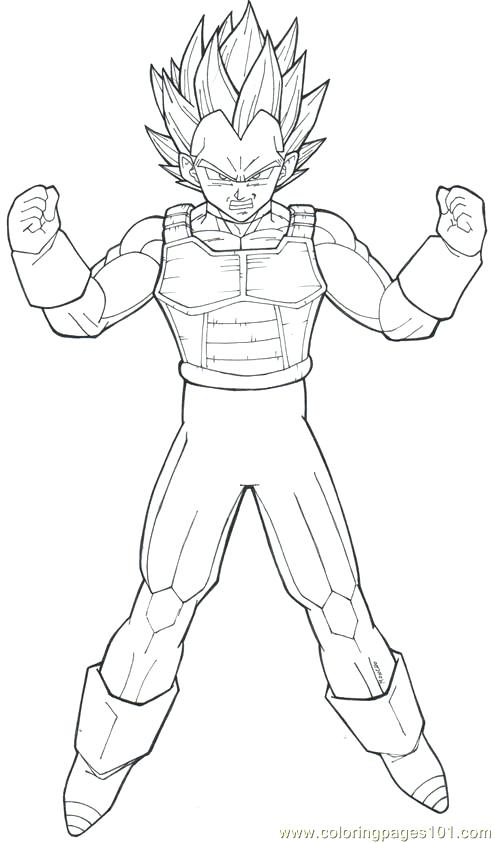 Vegeta Super Saiyan Coloring Pages at GetColorings.com | Free printable ...