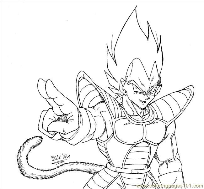 650x604 Vegeta Coloring Pages This Is Vegeta Coloring Pages Pictures