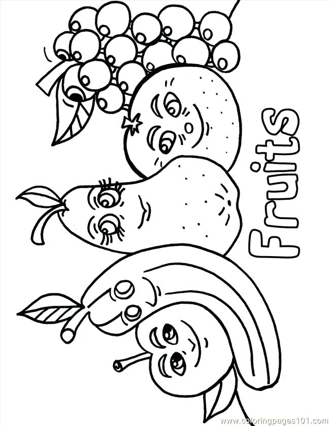 650x840 Fruits Coloring Pages Printable And Vegetables Sheets Page On Pear