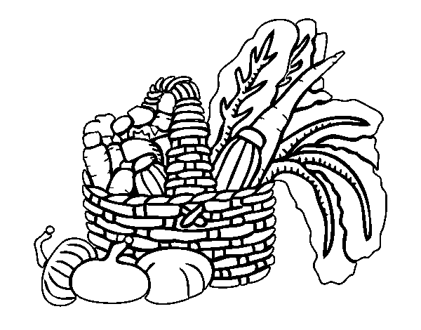 600x470 Vegetable Basket Drawing. Tagsmy Vegetable Basket Easy Drawings