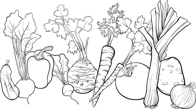 638x355 Pictures Of Vegetables To Color Coloring Vegetables Pictures