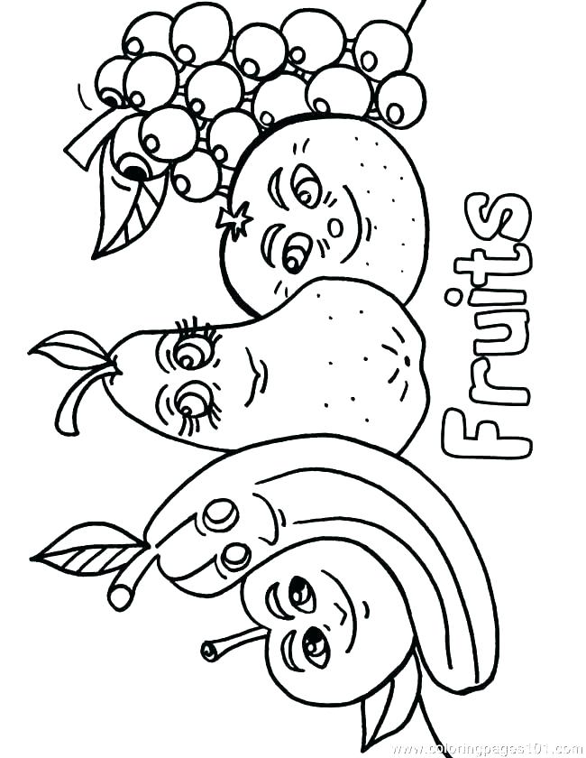 650x840 Vegetable Coloring Pages Coloring Pages Of Fruits And Vegetables