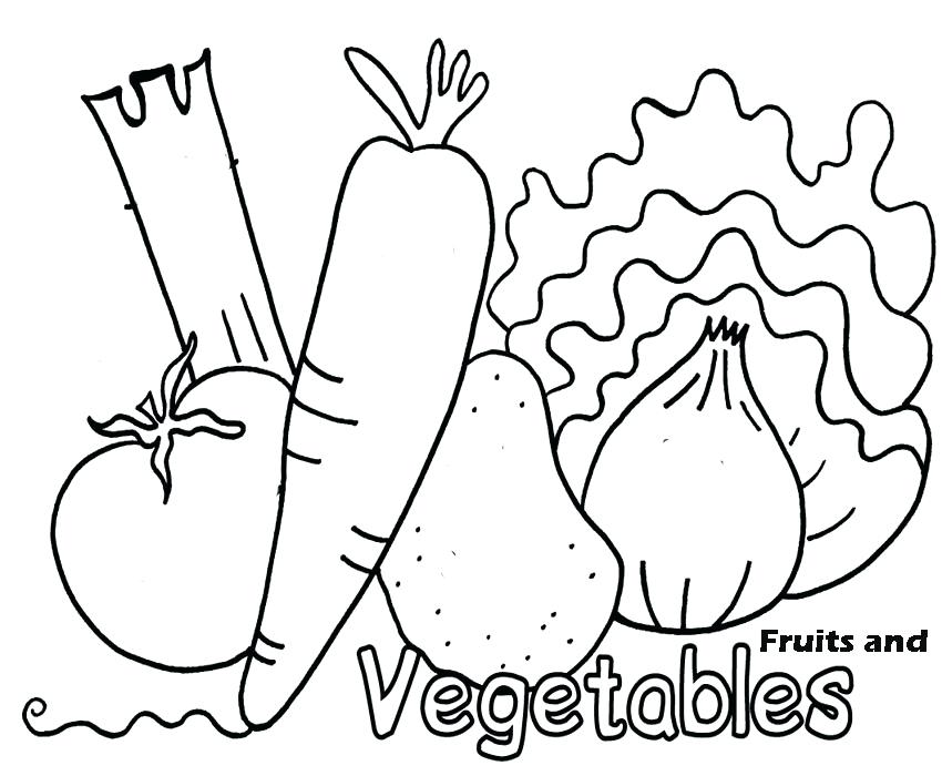 850x700 Printable Coloring Pages Vegetables Coloring Pages Of Vegetables