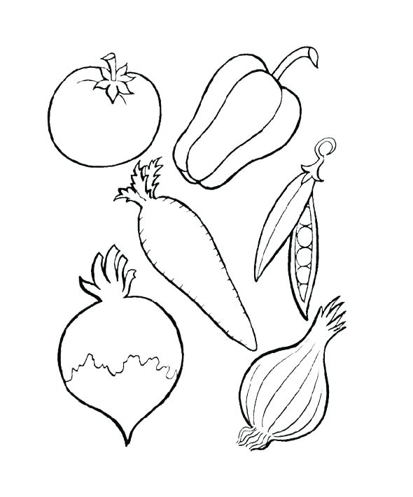 Pictures Of Vegetables To Color Vegetables Coloring Pages 590x711 Pictures Of Vegetables To Color Vegetables Coloring Pages