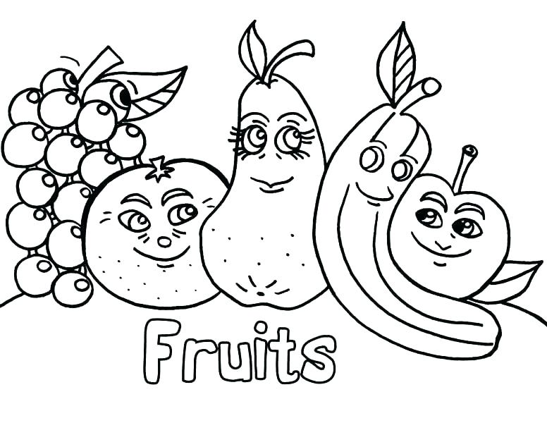 Vegetables Coloring Pages Fruits And Veggies Coloring Pages Fruit 776x600 Vegetables Coloring Pages Fruits And Veggies Coloring Pages Fruit