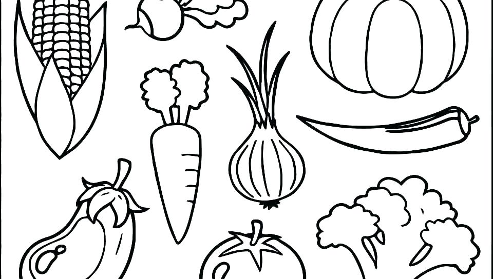 960x544 Veggie Coloring Pages Coloring Pages Vegetables Coloring Pages