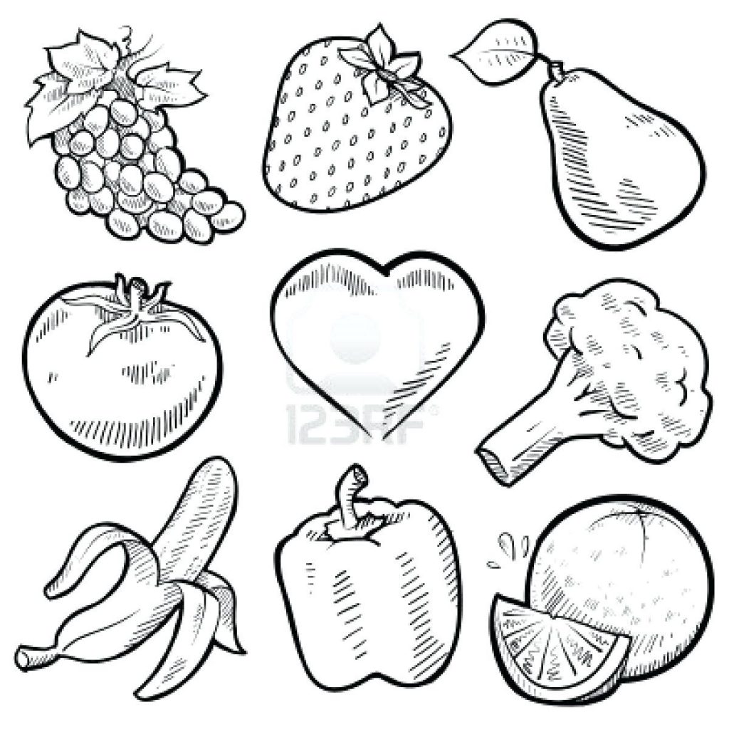 1024x1024 Coloring Pages ~ Vegetable Coloring Pages Printable Of Fruit