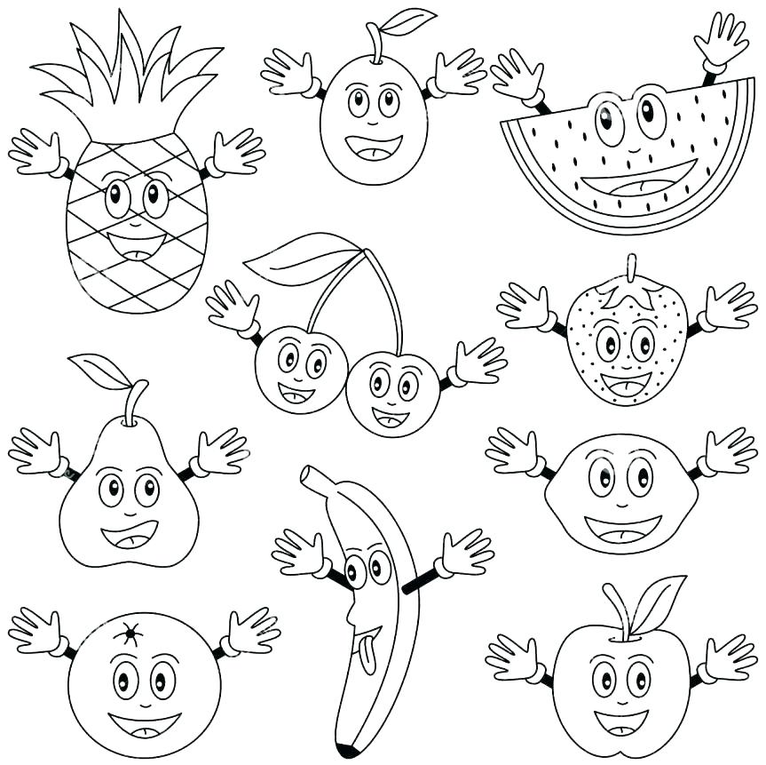 Vegetables Coloring Pages Fruits And Veggies Coloring Pages Plus 863x861 Vegetables Coloring Pages Fruits And Veggies Coloring Pages Plus