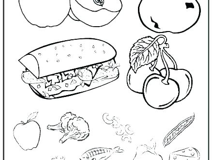 440x330 Coloring Pages Vegetables