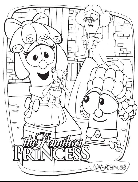 Veggie Tales Coloring Pages