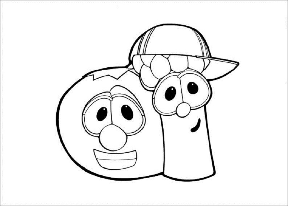 Free Printable Veggie Tales Coloring Pages For Kids 980x700 Free Printable Veggie Tales Coloring Pages For Kids