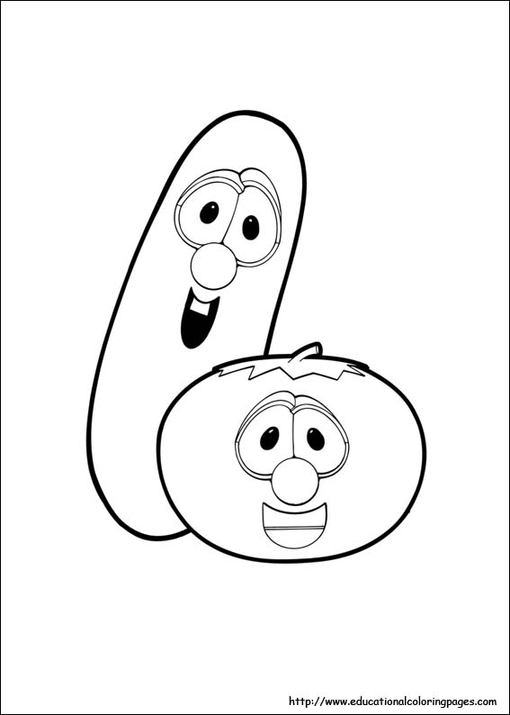 Veggie Tales Coloring Pages Free For Kids 567x794 Veggie Tales Coloring Pages Free For Kids