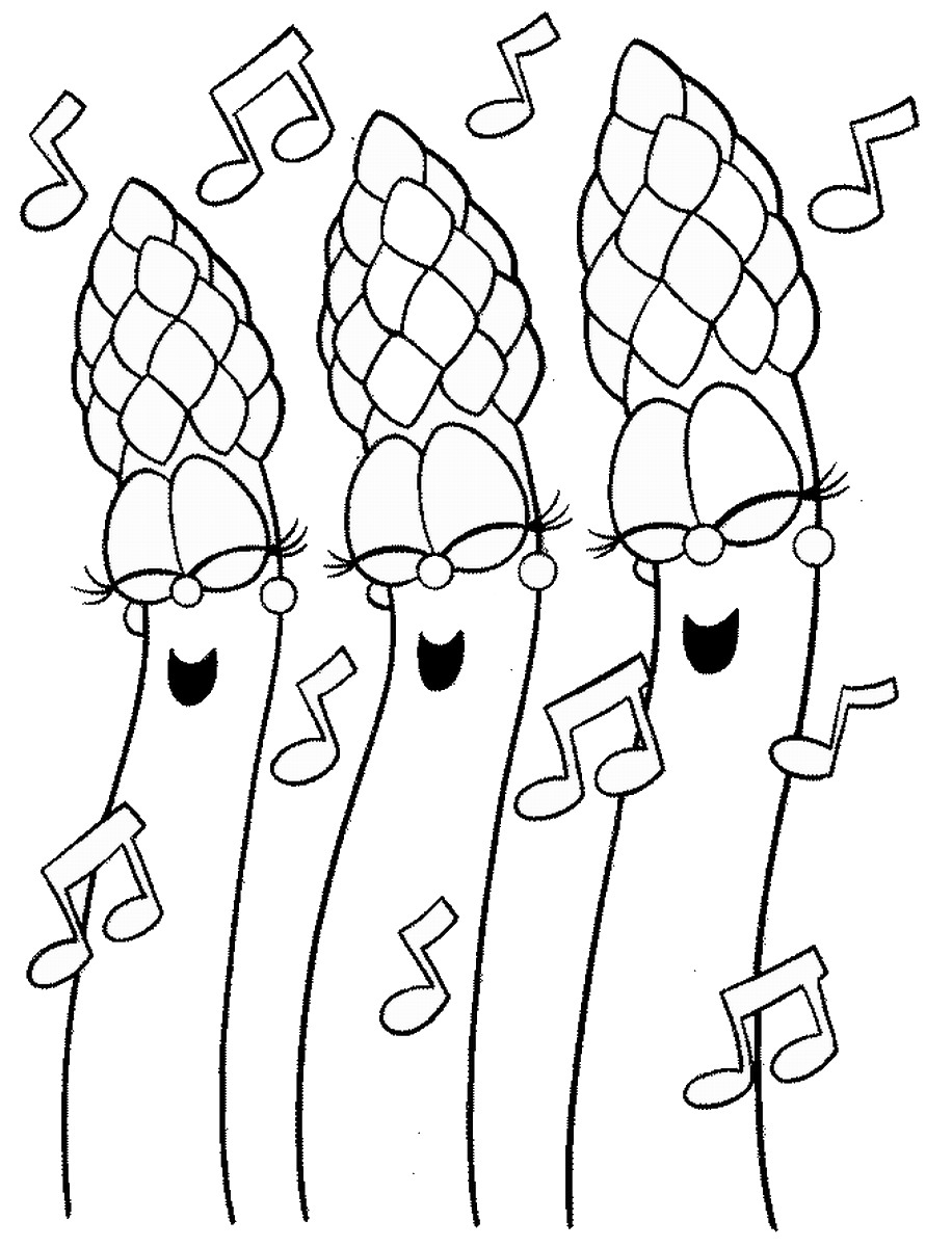 Veggie Tales Coloring Pages 916x1200 Veggie Tales Coloring Pages