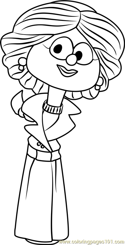 Petunia Rhubarb Coloring Page 409x800 Petunia Rhubarb Coloring Page