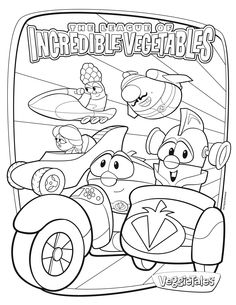 Veggie Tales Coloring Page Larry Boy Birthday Party 236x305 Veggie Tales Coloring Page Larry Boy Birthday Party