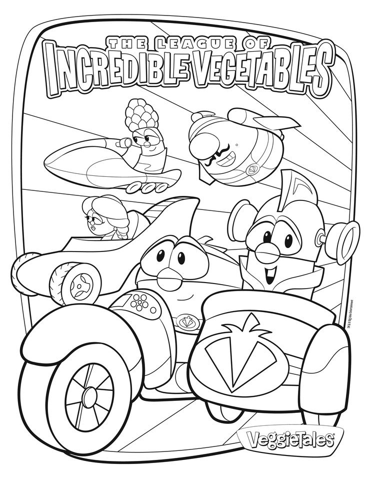 736x952 23 Best Coloring Veggietales Images On Veggietales