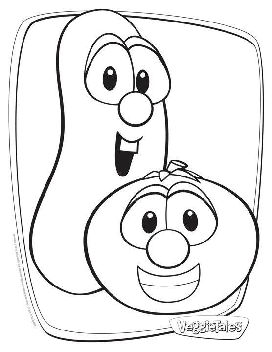 556x720 Veggie Tales Coloring Pages