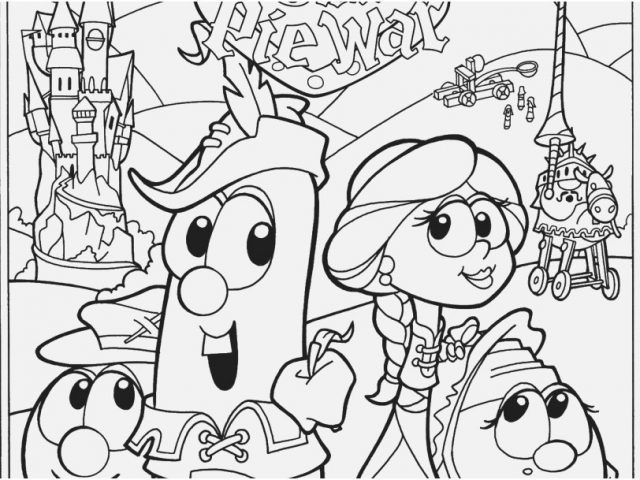 640x480 Veggie Tales Coloring Pages Display Veggie Tales Coloring Pages