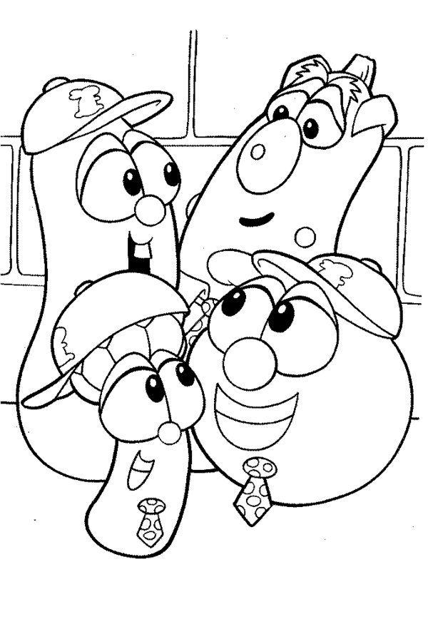 600x875 Veggie Tales Coloring Pages.jpg (Jpeg Image, 600 875 Pixels
